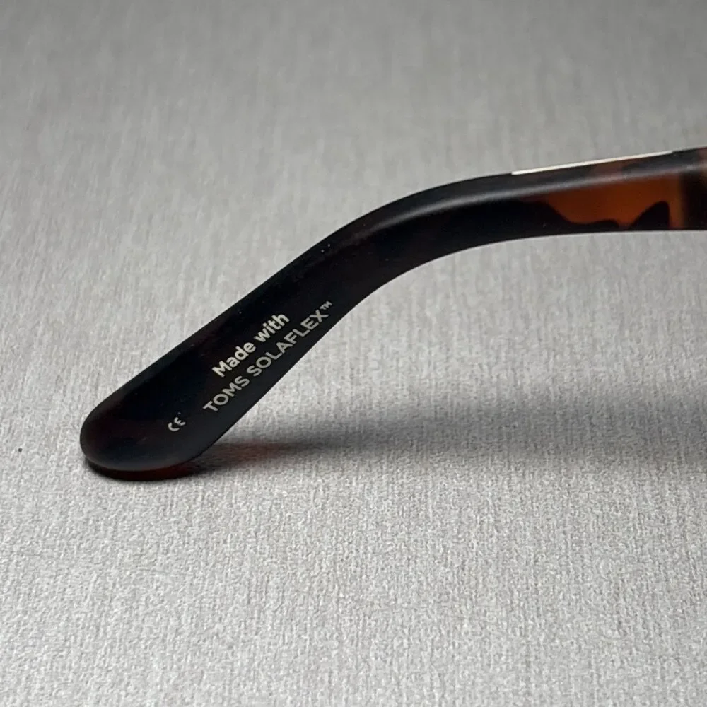 Toms Sunglasses Traveler Collection Sydney Apricot Cat Eye Tortoise FRAMES ONLY
